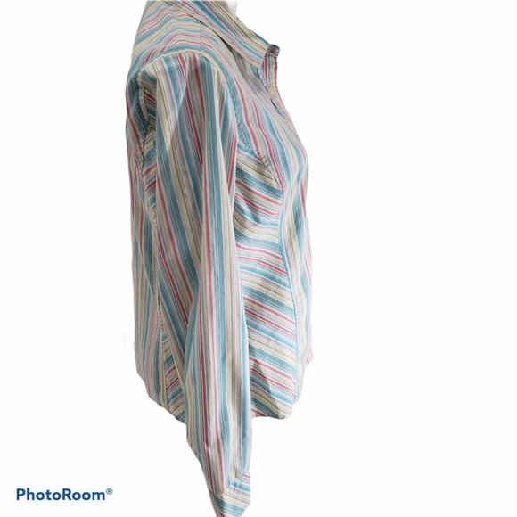Liz Claiborne Villager Woman's Sz 12 Top button up - Picture 3 of 8